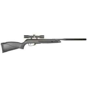 Gamo 6110067854 Wildcat Whisper Break Open Gas Piston 177 Pellet 1rd Black Black Molded All Weather Stock 4x32 mm