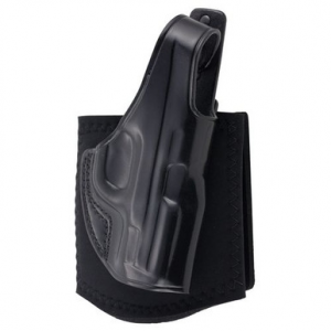 Galco AG652B Ankle Glove Size Fits Ankles up to 13" Black Leather Hook & Loop Fits S&W M&P Shield Fits S&W M&P Shield Plus Fits S&W M&P Shield 2.0 Right Hand
