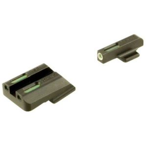 Truglo TG13RS3A Brite-Site TFX Day/Night Sights Ruger American Tritium/Fiber Optic Green w/White Outline Front Green Rear Black