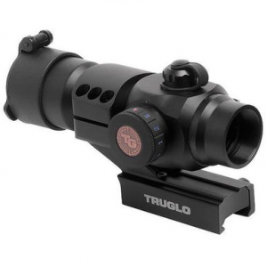 TruGlo TG-TG8230RB Triton 30mm 1x30mm 5 MOA Illuminated Tri-Color Center Dot Black Anodized