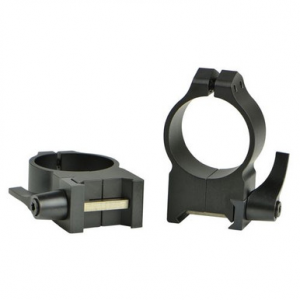 Warne 215LM Rings Maxima/Magnum Quick Detach High 30mm Diameter Matte Black