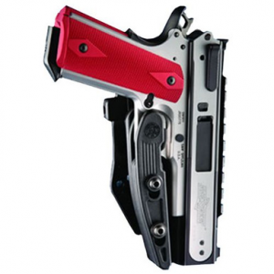 Hogue 00500 PowerSpeed OWB Black Polymer Belt Clip Fits Semi-Auto Ambidextrous