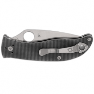 Spyderco C220GPGY Polestar 3.30" Folding Drop Point Plain CTS BD1 Stainless Steel Blade/G10 Gray Handle