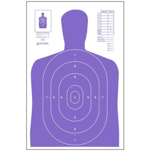 Action Target B27EPR100 B-27E High Visibility Silhouette Paper Target 23" x 35" 100 Per Box
