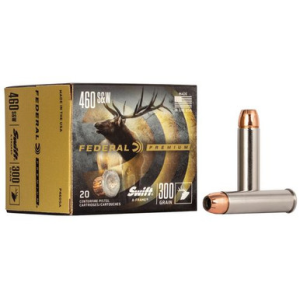Federal P460SA Premium 460 S&W Mag 300 gr Swift A-Frame (SWFR) 20 Box