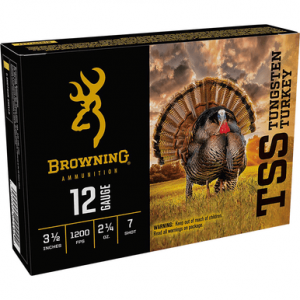 wning TSS Tungsten Turkey 12 Gauge 3.50 2 1/4 Oz Tungsten 7 Shot 5 Per Box Ammo