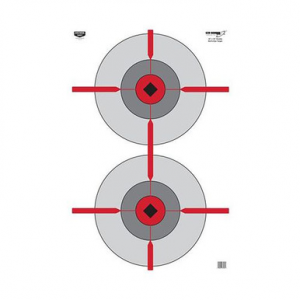 Birchwood Casey 37031 EZE-Scorer Double Bull's-Eye Bullseye Paper Target 23" x 35" 100 Per Pkg