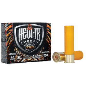 I-Shot HEVI-18 TSS Turkey 20 Gauge 3 1 1/2 Oz Tungsten 7 Shot Shotshell Ammunition (5 Rounds) Ammo