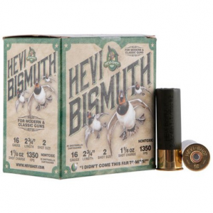 I-Shot HS16702 Hevi-Bismuth Waterfowl 16 Gauge 2.75 1 1/8 Oz 2 Shot 25 Bx/ 10 Cs Ammo