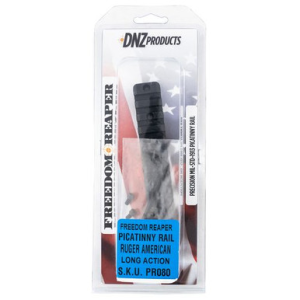 DNZ PR080 Freedom Reaper Picatinny Rail Rifle Ruger American Long Action Black Anodized Aluminum