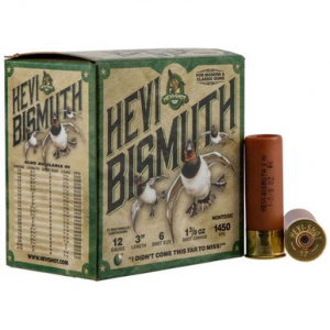 I-Shot HS14006 Hevi-Bismuth Waterfowl 12 Gauge 3 1 3/8 Oz 6 Shot 25 Bx/ 10 Cs Ammo