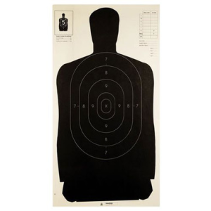 Champion Targets 40727 LE Silhouette Hanging Paper Target 24" x 45" 100 Per Pack