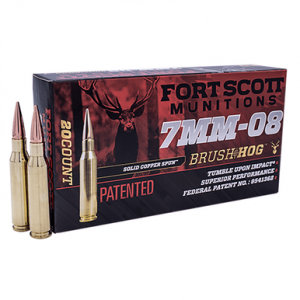 t Scott Munitions 7MM08120SCV1 Tumble Upon Impact (TUI) Rifle 7mm-08 Rem 120 Gr Solid Copper Spun 20 Per Box Ammo