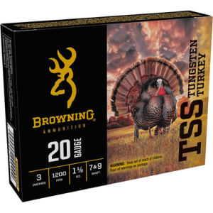 wning TSS Tungsten Turkey 20 Gauge 3 1 1/2 Oz Tungsten 7/9 Shot 5 Per Box Ammo