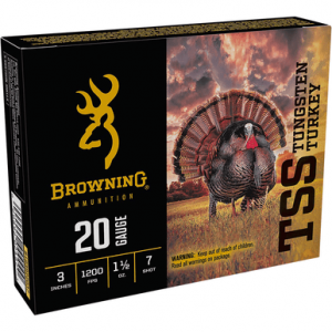 wning TSS Tungsten Turkey 20 Gauge 3 1 1/2 Oz Tungsten 7 Shot 5 Per Box Ammo