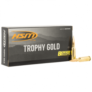  6ARC95VLD Trophy Gold Extended Range 6mm ARC 95 Gr 20 Per Box Ammo