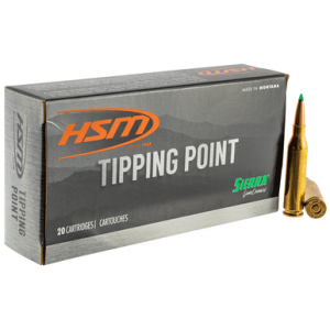  7MM0811N Tipping Point 7mm-08 Rem 165 Gr Sierra GameChanger 20 Per Box Ammo