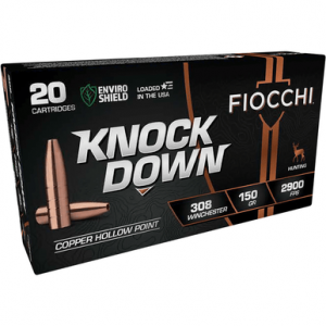 cchi 308CHB Knock Down Enviro Shield 308 Win 150 Gr Hollow Point 20 Per Box Ammo