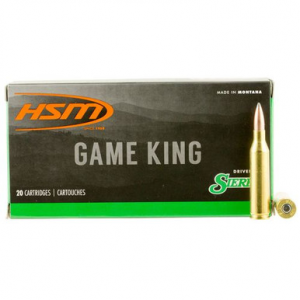  24317N Game King 243 Win 100 Gr Sierra GameKing Spitzer Boat Tail 20 Per Box Ammo