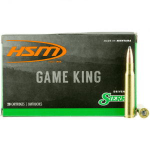  300641N Game King 30-06 Springfield 180 Gr Sierra GameKing Spitzer Boat Tail 20 Per Box Ammo