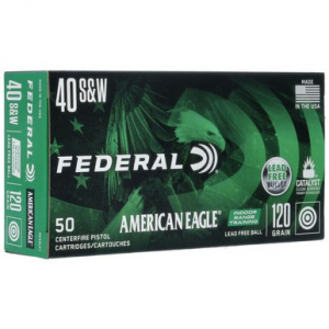 eral AE40LF1 American Eagle 40 S&W 120 Gr 50 Bx/ 10 Cs Ammo