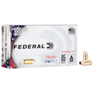 Federal TP38VHP1 Train + Protect 38 Special 158 gr Versatile Hollow Point (VHP) 50 Per Box/10 Cs