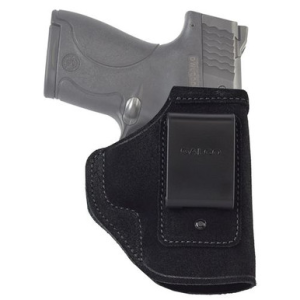 Galco STO658B Stow-N-Go IWB Black Leather Belt Clip Fits S&W M&P Shield w/Crimson Trace Laser Right Hand