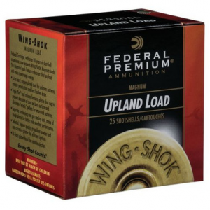 eral P2586 Premium Upland Wing-Shok Magnum 20 Gauge 3 1-1/4 Oz 6 Shot 25 Bx/ 10 Cs Ammo