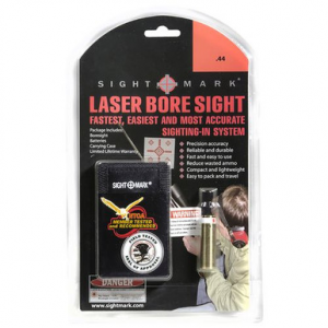 Sightmark SM39019 Boresight Red Laser for 44 Mag Brass Includes Battery Pack & Carrying Case