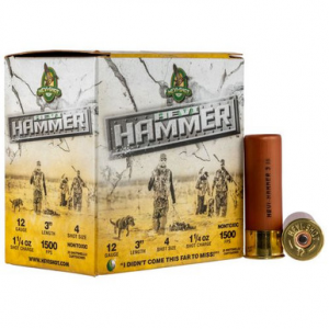 I-Shot HS28004 Hevi-Hammer 12 Gauge 3 1 1/4 Oz 4 Shot 25 Bx/ 10 Cs Ammo