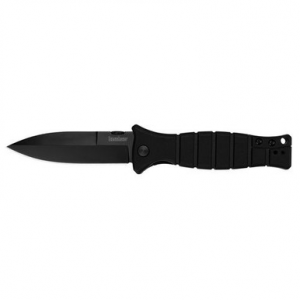 Kershaw 3425 XCOM 3.60" Folding Spear Point Plain Black Oxide 8Cr13MoV SS Blade FRN Black Handle