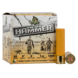 I-Shot HS29002 Hevi-Hammer 20 Gauge 3 1 Oz 2 Shot 25 Bx/ 10 Cs Ammo