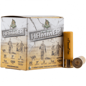 I-Shot HS29003 HEVI-Hammer 20 Gauge 3 1 Oz 3 Shot 25 Per Box Ammo