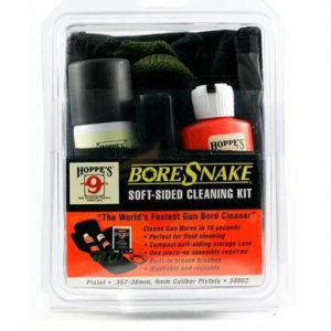 Hoppe's BoreSnake Soft-Sided Pistol and Revolver Cleaning Kit .357-38mm, 9mm