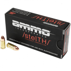 o Inc StelTH 9mm Luger 165 Gr Total Metal Case 50 Per Box Ammo