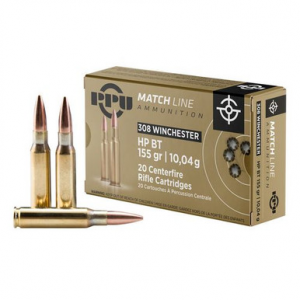  308 155 Gr HPBT Match Precision Rifle Ammo