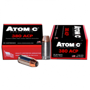 mic Ammunition Pistol Precision Craft 380 ACP 90 Gr Hollow Point 20 Per Box Ammo