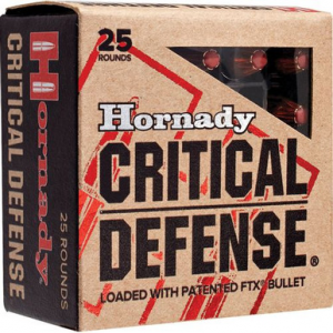 nady Critical Defense 9mm 115 Grain FTX 25 Round Box Ammo