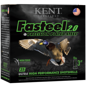 t Cartridge K123FS402 Fasteel Waterfowl 12 Gauge 3 1-3/8 Oz 2 Shot 25 Bx/ 10 Cs Ammo