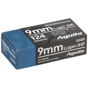 ila 1E092125 Personal Defense 9mm Luger 124 Gr Jacketed Hollow Point (JHP) 50 Per Box Ammo