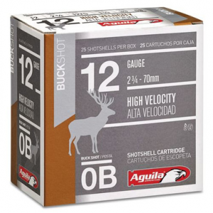 ila 1C1200BA Field 12 Gauge 2.75 1 Oz 0 Buck Shot 25 Bx Ammo