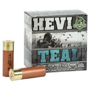 I-Shot HS60006 Hevi-Teal 12 Gauge 3 1 1/4 Oz 6 Shot 25 Bx/ 10 Cs Ammo