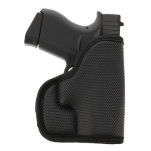 Galco SOU800B Stuckon-U Black Rubber Pocket Fits Glock 42, 43, 43X Ambidextrous