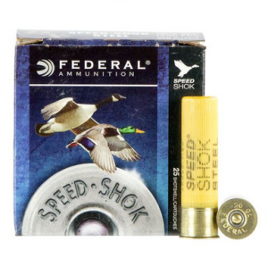 eral WF2092 Speed-Shok Waterfowl 20 Gauge 3 7/8 Oz 2 Shot 25 Bx/ 10 Cs Ammo