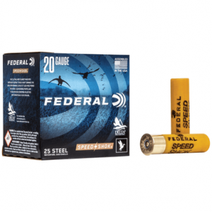 eral WF2091 Speed-Shok Waterfowl 20 Gauge 3 7/8 Oz 1 Shot 25 Bx Ammo