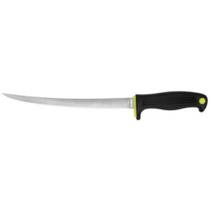 Kershaw 1259X Clearwater 9" Fixed Fillet Plain Satin 420J2 SS Blade Black Co-Polymer Handle
