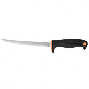 Kershaw 1257X Clearwater 7" Fixed Fillet Plain Satin 420J2 SS Blade Black Co-Polymer Handle