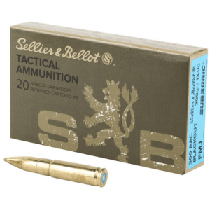 lier & Bellot SB300BLKA Rifle 300 Blackout 124 Gr Full Metal Jacket 20 Per Box/ 50 Case Ammo