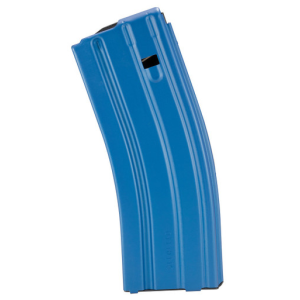 DuraMag Speed 30rd 5.56x45mm Caliber NATO for AR-15 Blue Aluminum w/ Black Follower Detachable Magazine - 3023005175CPD