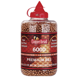Crosman 0767 Copperhead 177 Copper-Coated Steel 6000/Bottle